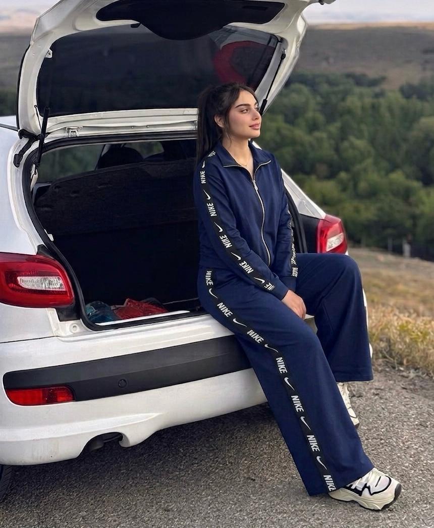 Side Tape Wide-Leg Tracksuit