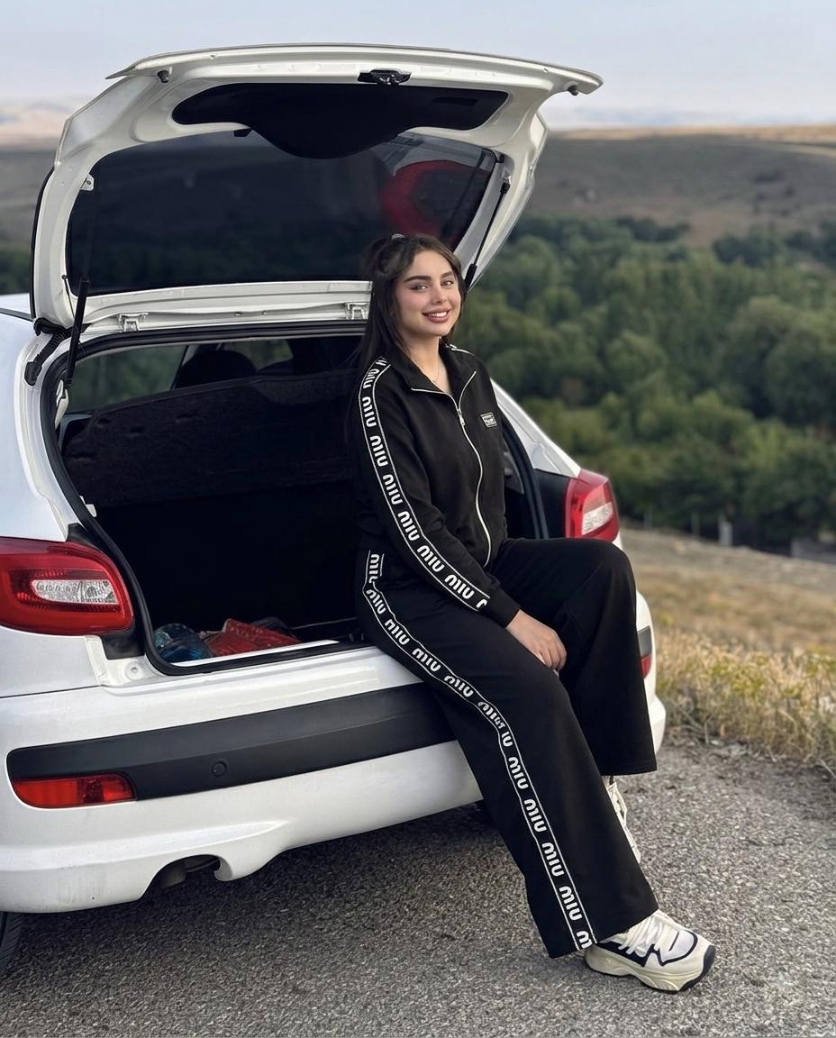 Logo Tape Wide-Leg Tracksuit